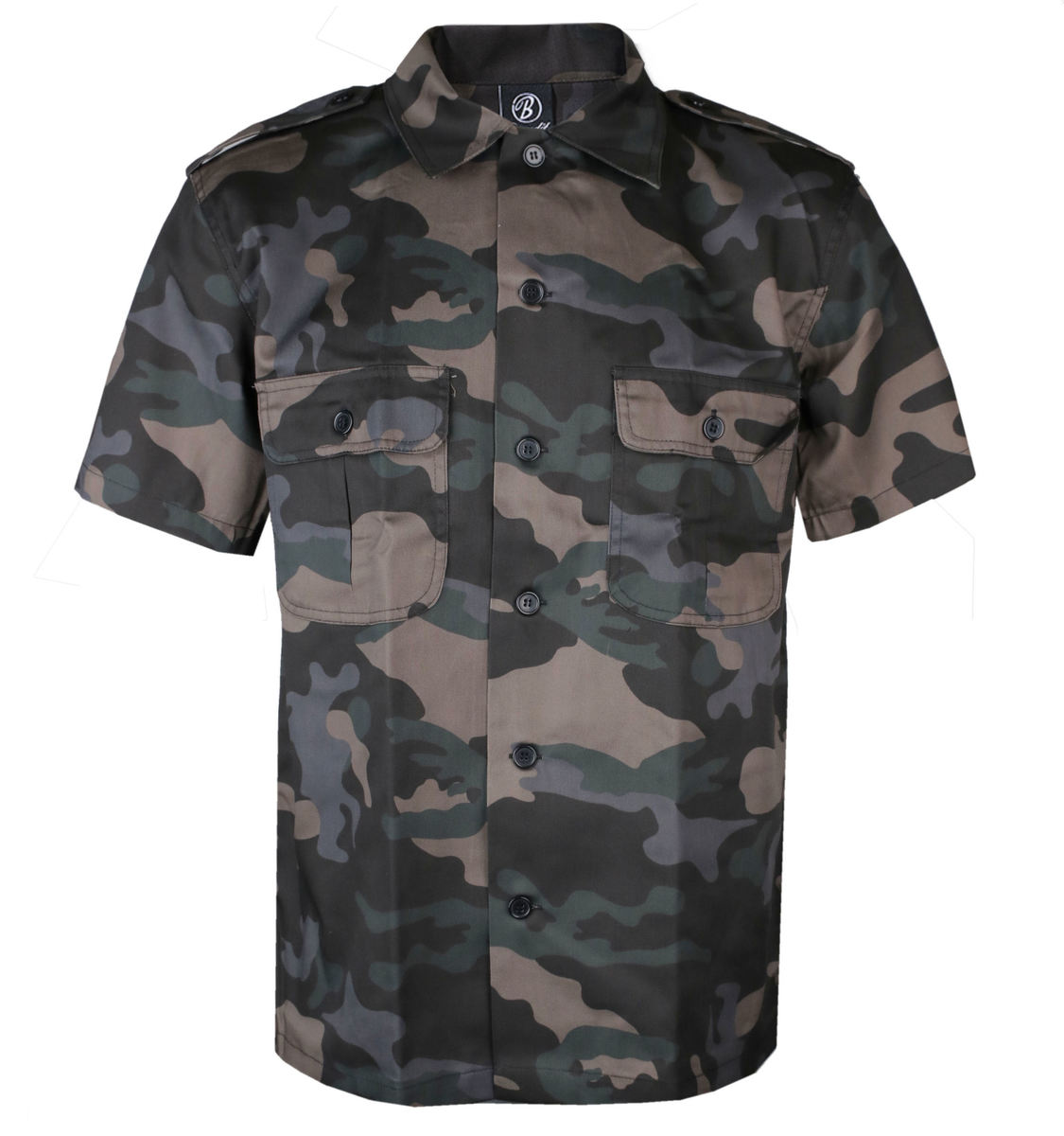 Camisa de hombre BRANDIT - nosotros Hemd 1/2 L