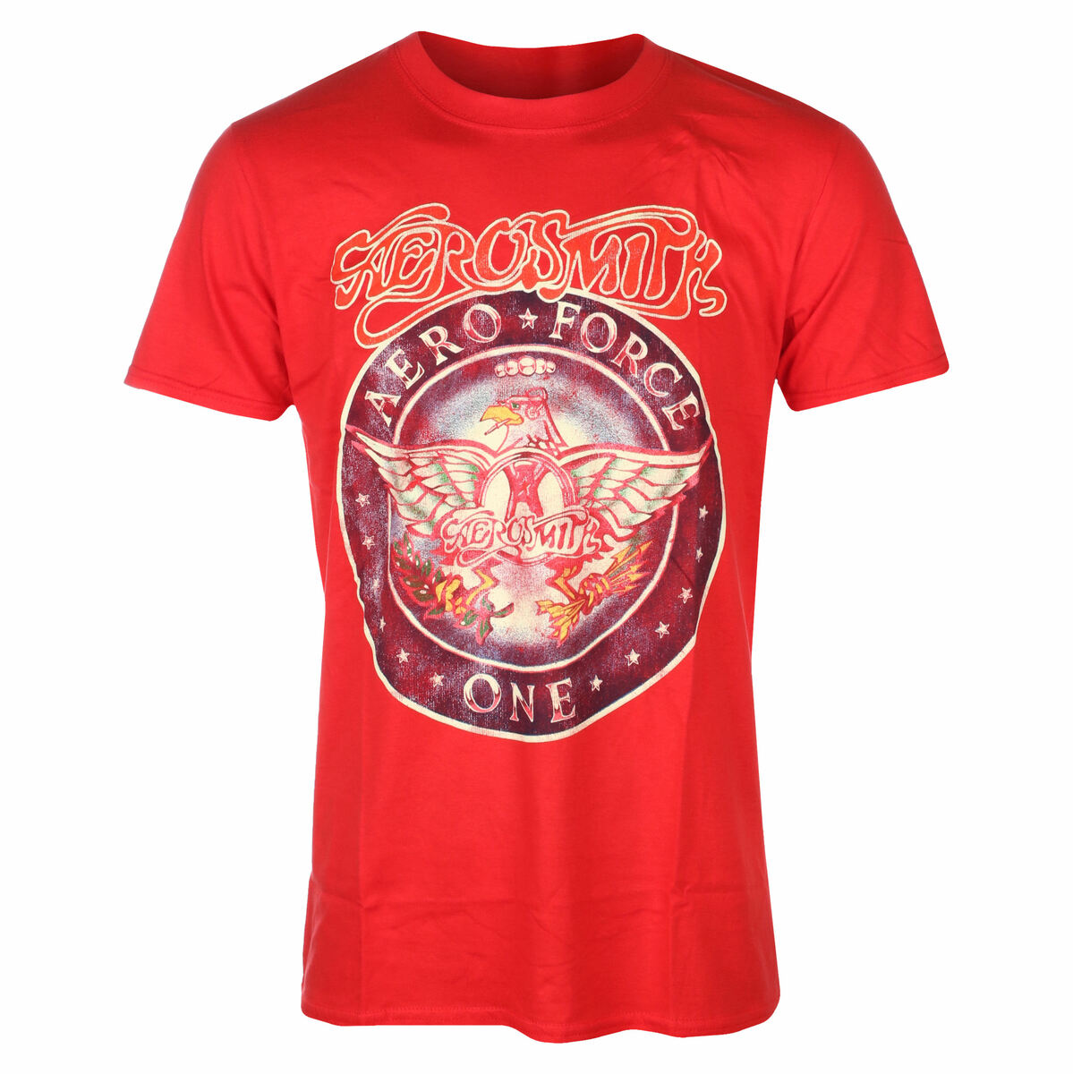 Camieta para hombre Aerosmith - Aero Force - ROJO - ROCK OFF L