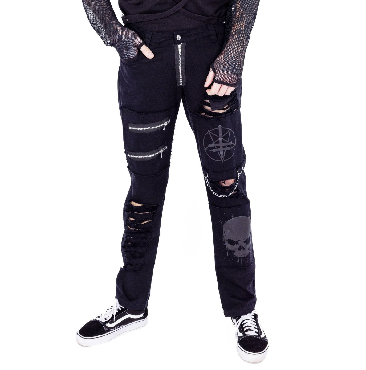 pantalón para hombre VIXXSIN - CURSED - NEGRO 38/34