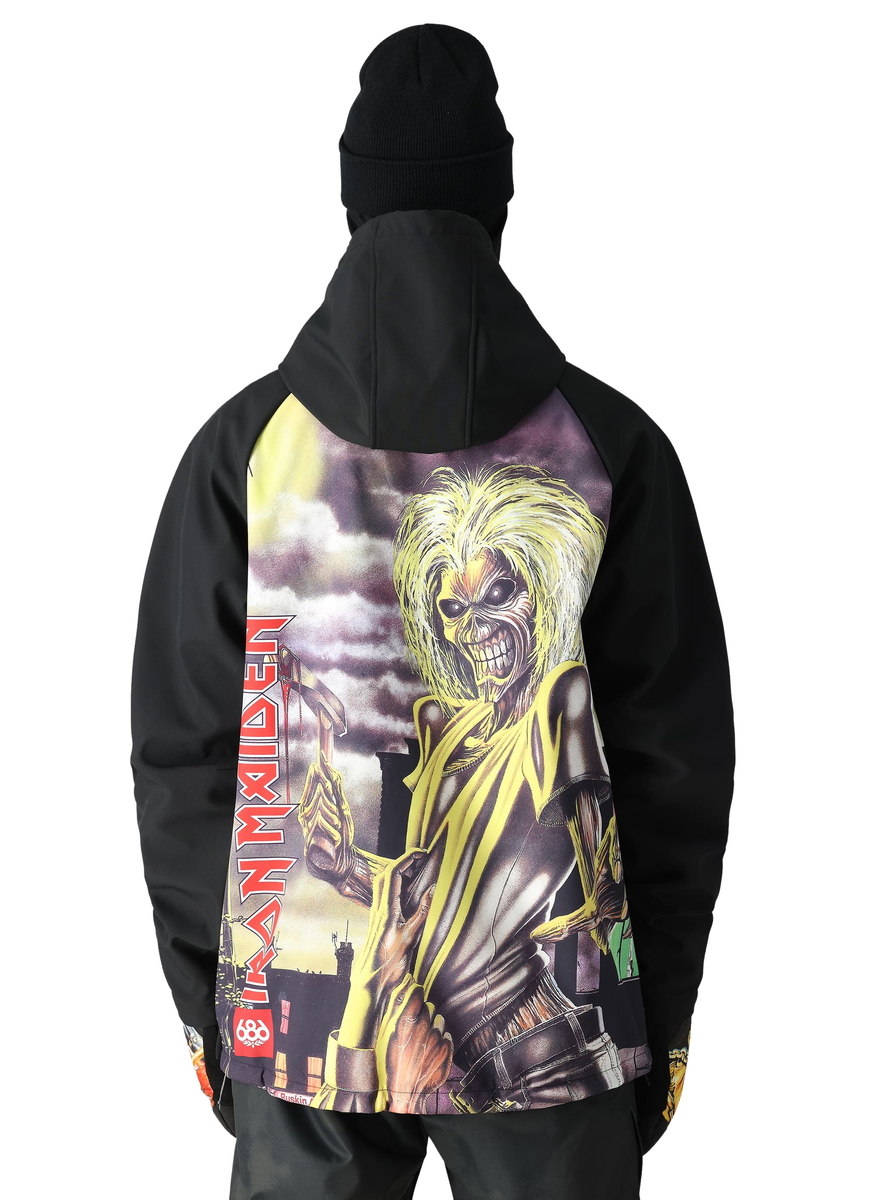 Chaqueta de invierno para hombre (SNB) Iron Maiden - Killers - Negro - 686 XS