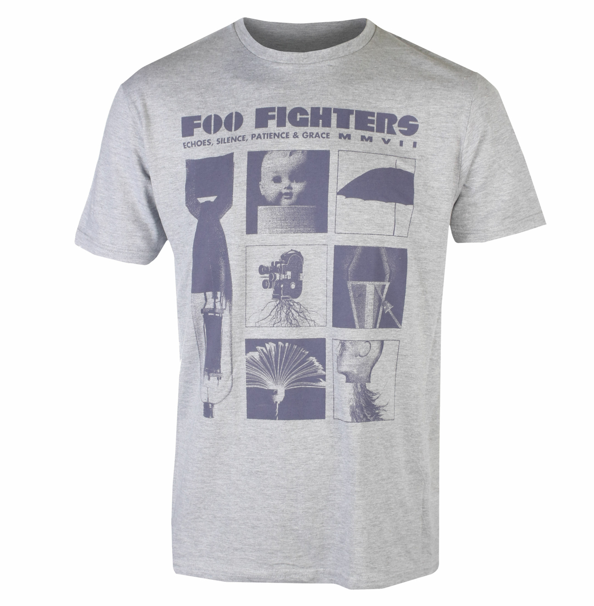 camiseta para hombre FOO FIGHTERS - ESP & G - GRIS - PLASTIC HEAD XXL