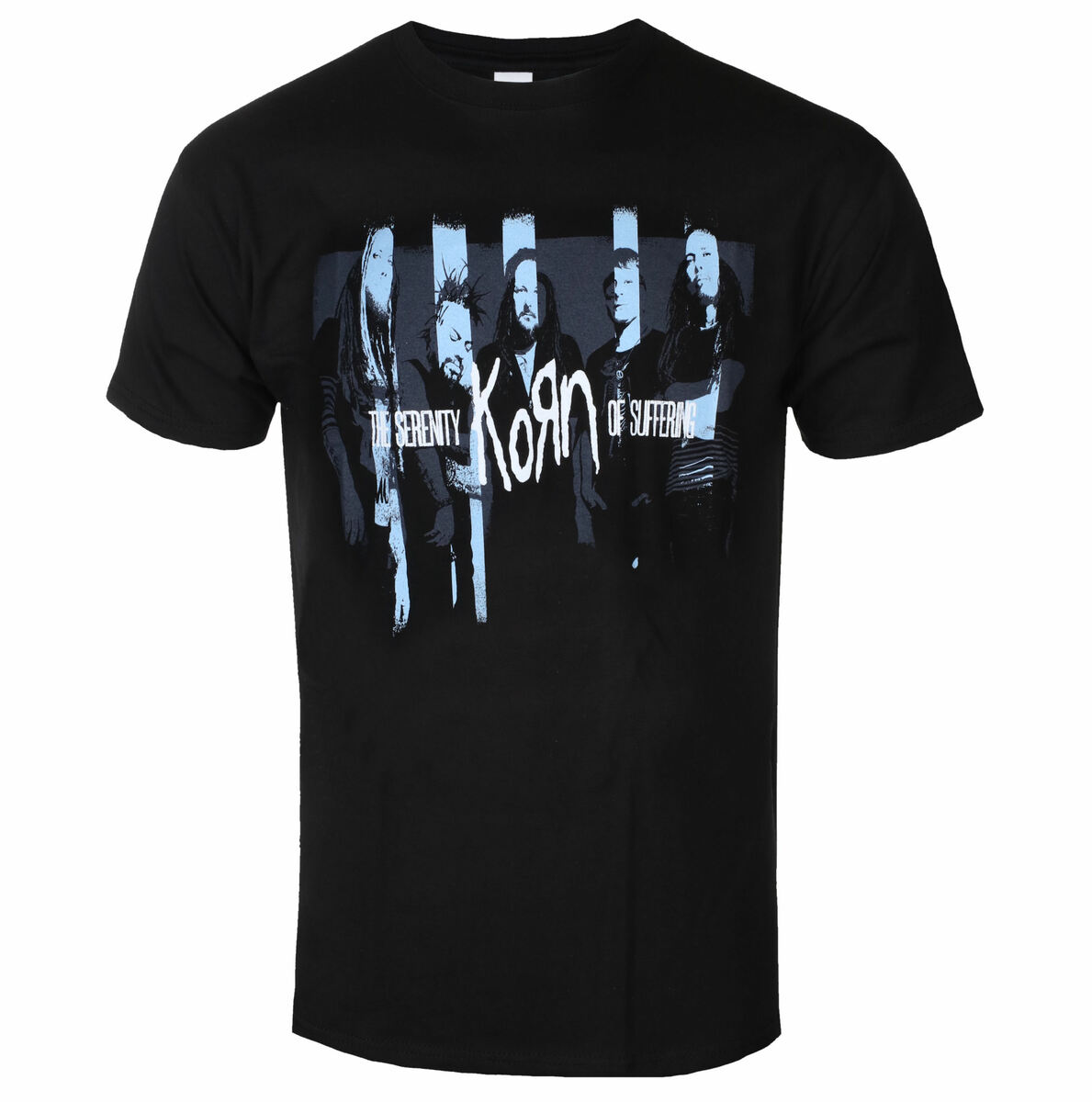 Camiseta para hombre Korn - Block - Negro - ROCK OFF S